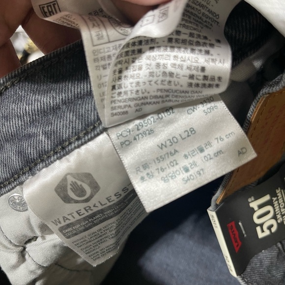 Levi’s jeans 501 S big E ( Brand new with hang tags ) 30 x 28 - Picture 8 of 16